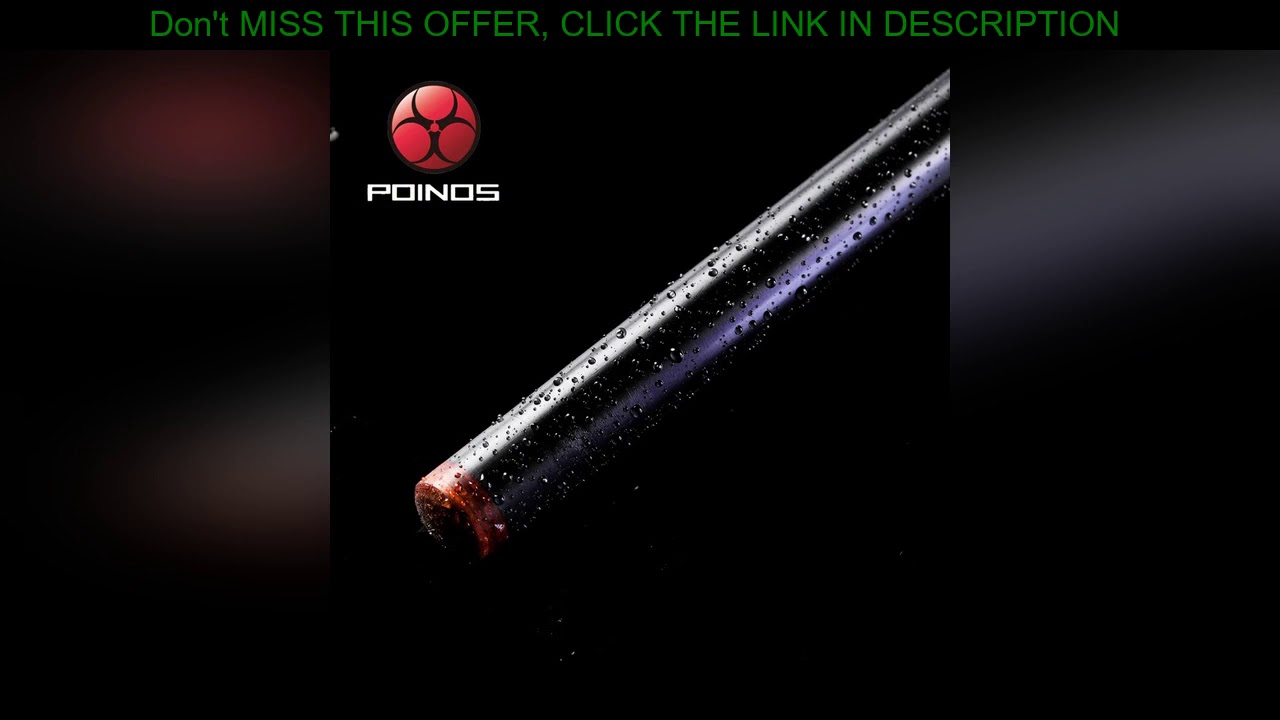 Best POINOS Carbon Fiber Technology 13mm Hell Fire Tip Pool Cue Stick Billiard Cue 3 Colors High-Qu