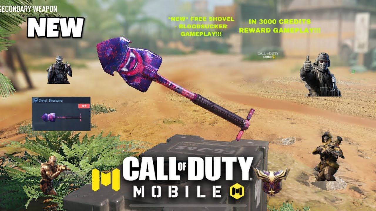 *NEW* FREE SHOVEL - BLOODSUCKER ON COD MOBILE UNLOCKING!!! - Milton37LiveGaming