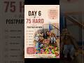 Day 6 of 75 Hard #75hardchallenge