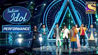 Contestants ने दिया 'Allah Ke Bande' पे Group Performance | Indian Idol Season 10