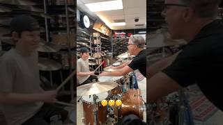 When You Forget Youre Testing New Drums In The Middle Of A Store