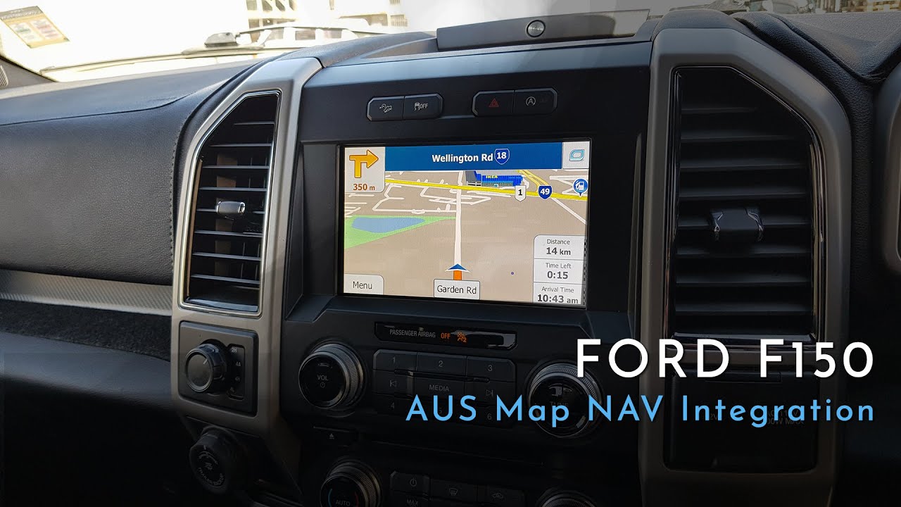 Australian Map NAV Installed for Ford F150 Sync III YouTube