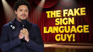 Celebrity Trevor Noah: The FAKE Sign Language Guy at Mandela's Memorial 😂😂🔥 | Stand-up Comedy Wealth