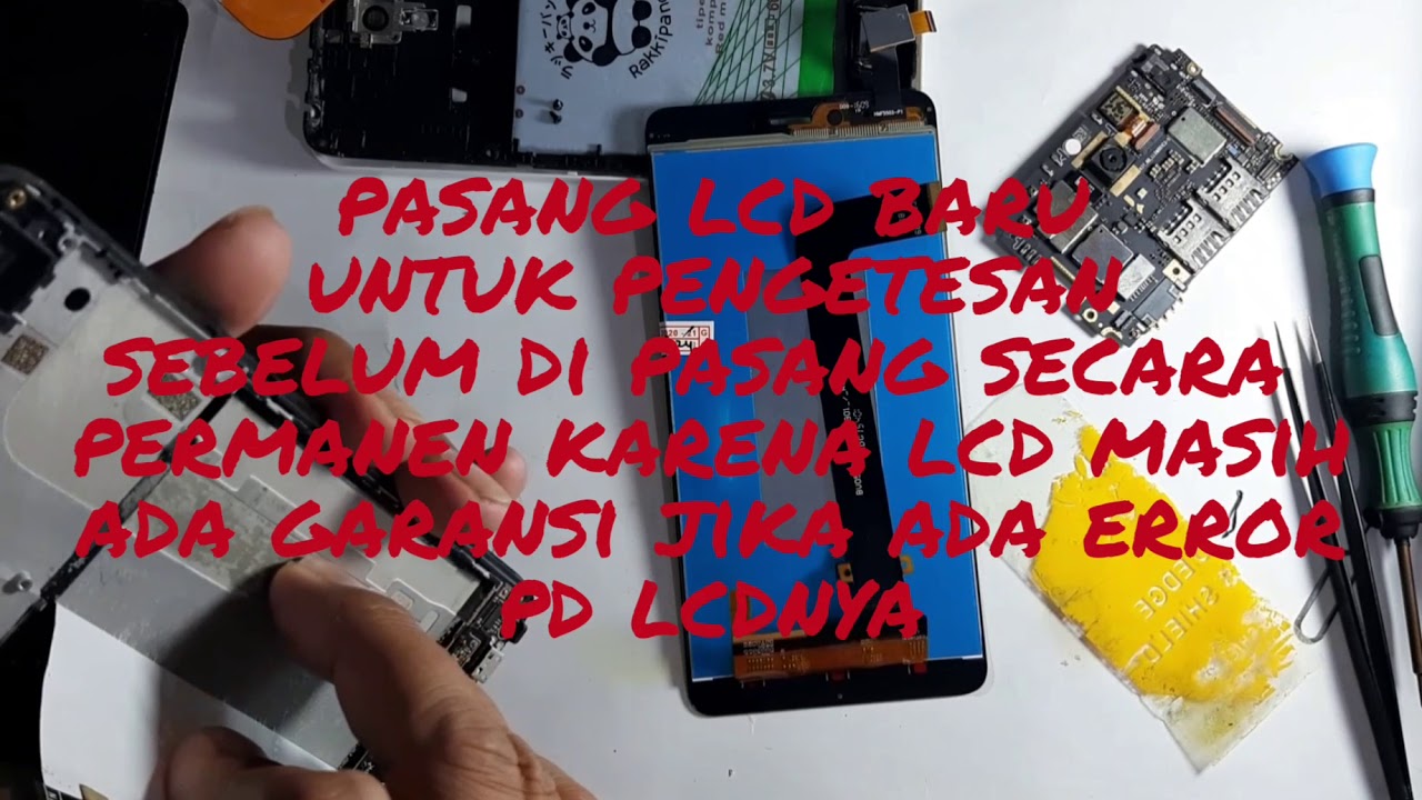 cara ganti lcd redmi note2 - YouTube