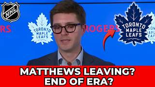 BOMBSHELL! AUSTON MATTHEWS COULD LEAVE THE MAPLE LEAFS UNDERSTAND THE RUMOR! TORONTO MAPLE LEAFS NEW