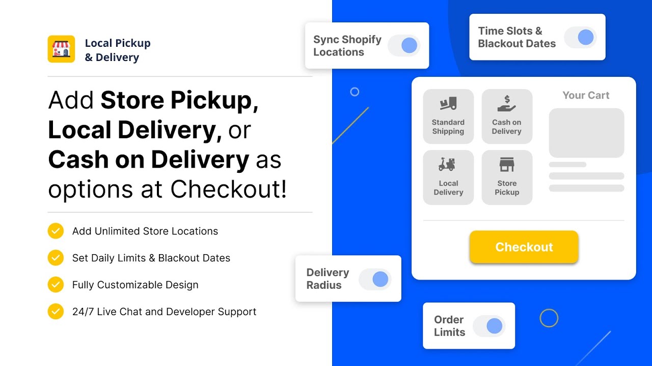 ProPickup | Store Pickup & Local Delivery – Shopify Apps