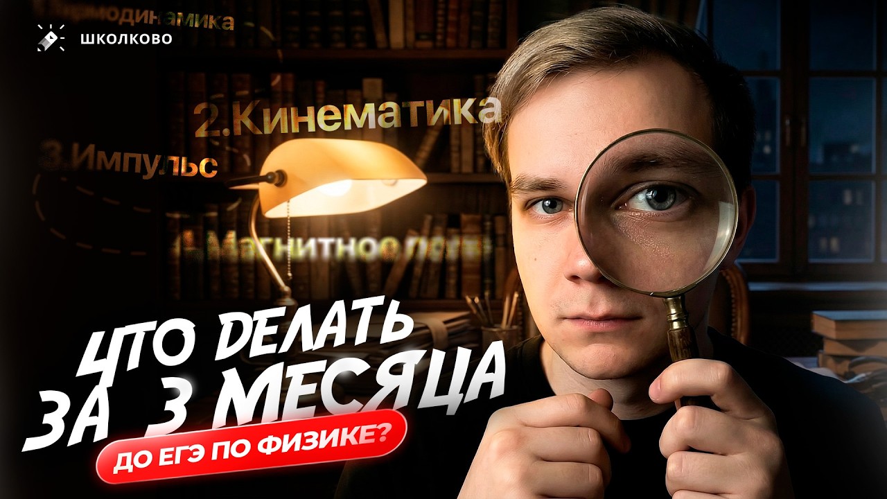 Что делать за 3 месяца до ЕГЭ по физике? План, повторение, советы