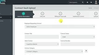 How-To: Upload Contract to the Contract Vault