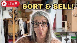 LIVE From My Storage Unit - Sort and Sell