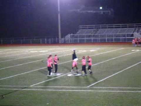powderpuff junior male cheerleader halftime show