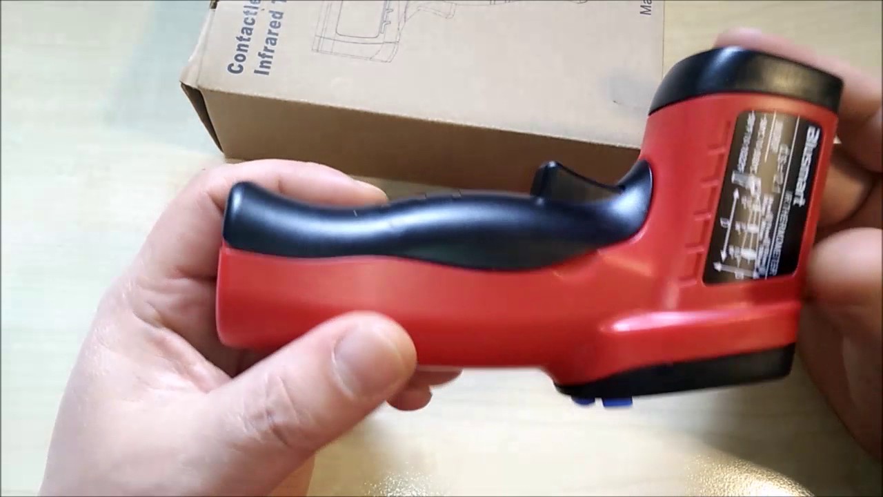 Blusmart Infrarot Thermometer Messbereich  -50° bis 550° DIsplay, Emissionsgrad einstellbar