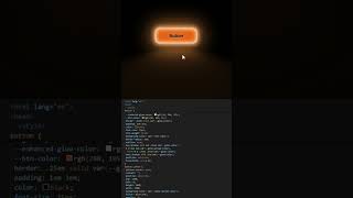 Insane 🔥 3D Glowing Button Hover Effect | HTML CSS | Ultra Viral Button#shorts #youtubeshorts #cod