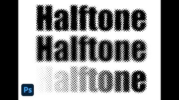 To create 3 different Halftone Text effect in Photoshop I Photoshop Tutorial