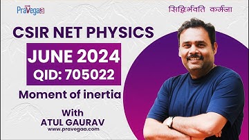 CSIR NET June 2024 Physics Solution QID705022 Classical mechanics| Moment of inertia #csirnetphysics