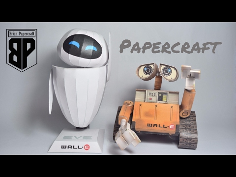 Wall-e and Eve Papercraft