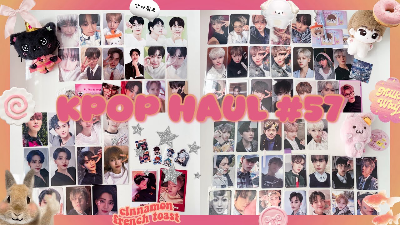 kpop haul #57] unboxing nct dolls and photocards! (ft. dream, wish
