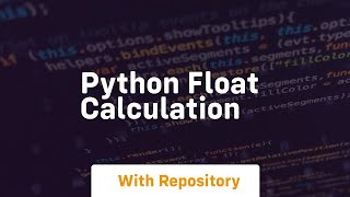 python float calculation