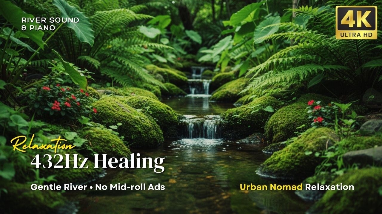 Quiet Your Anxiety: 432Hz Healing Frequency & River