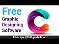 Free graphic design software || Inkscape graphic design and photo editing