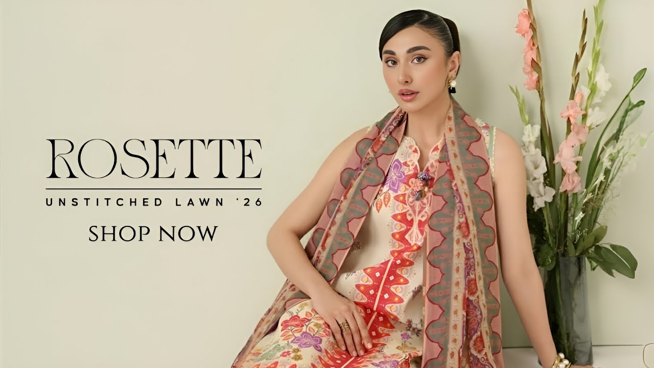 Roheenaz Printed Lawn Unstitched Collection 2026 | Rosette Summer Lawn Collection'26 by Roheenaz 
