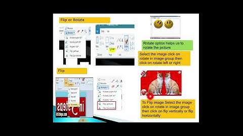 Computer - 3rd std  chapter 4- More about Paint.
