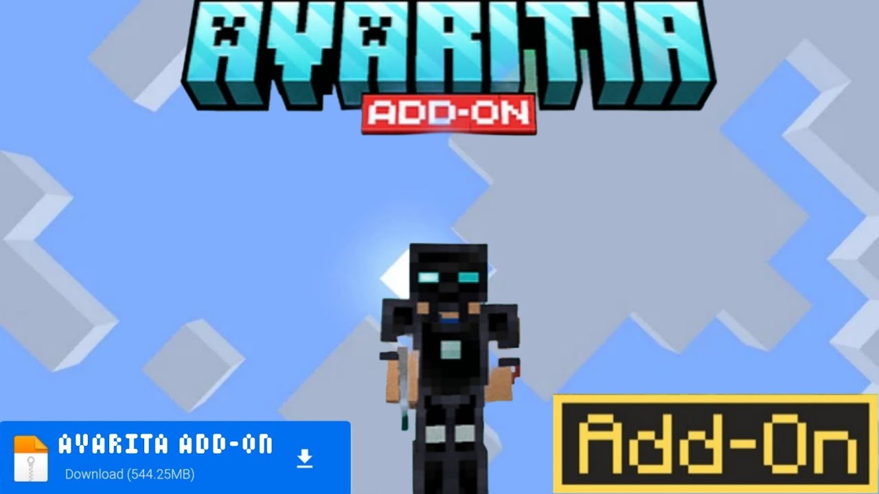 New Avaritia Armor Mod in MINECRAFT POCKET EDITION - YouTube