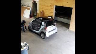 Smart Car Wrap Installation