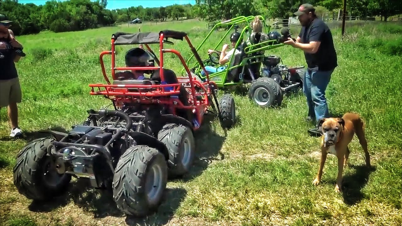 4x6 Go-Kart vs Racing Go-Kart!!!