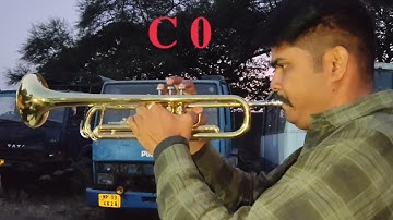c major scale 2 octave scale on trumpet watch and learn very easy trumpet scale🎺  c मेजर स्केल