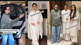 Pregnant Kareena karisma kapoor aishwarya crying at Manish Malhotra’s house after his mother demise!