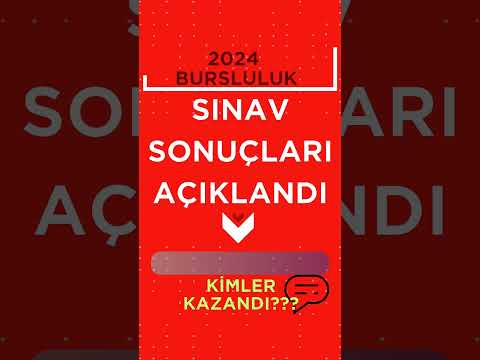 2024 BURSLULUK SINAV