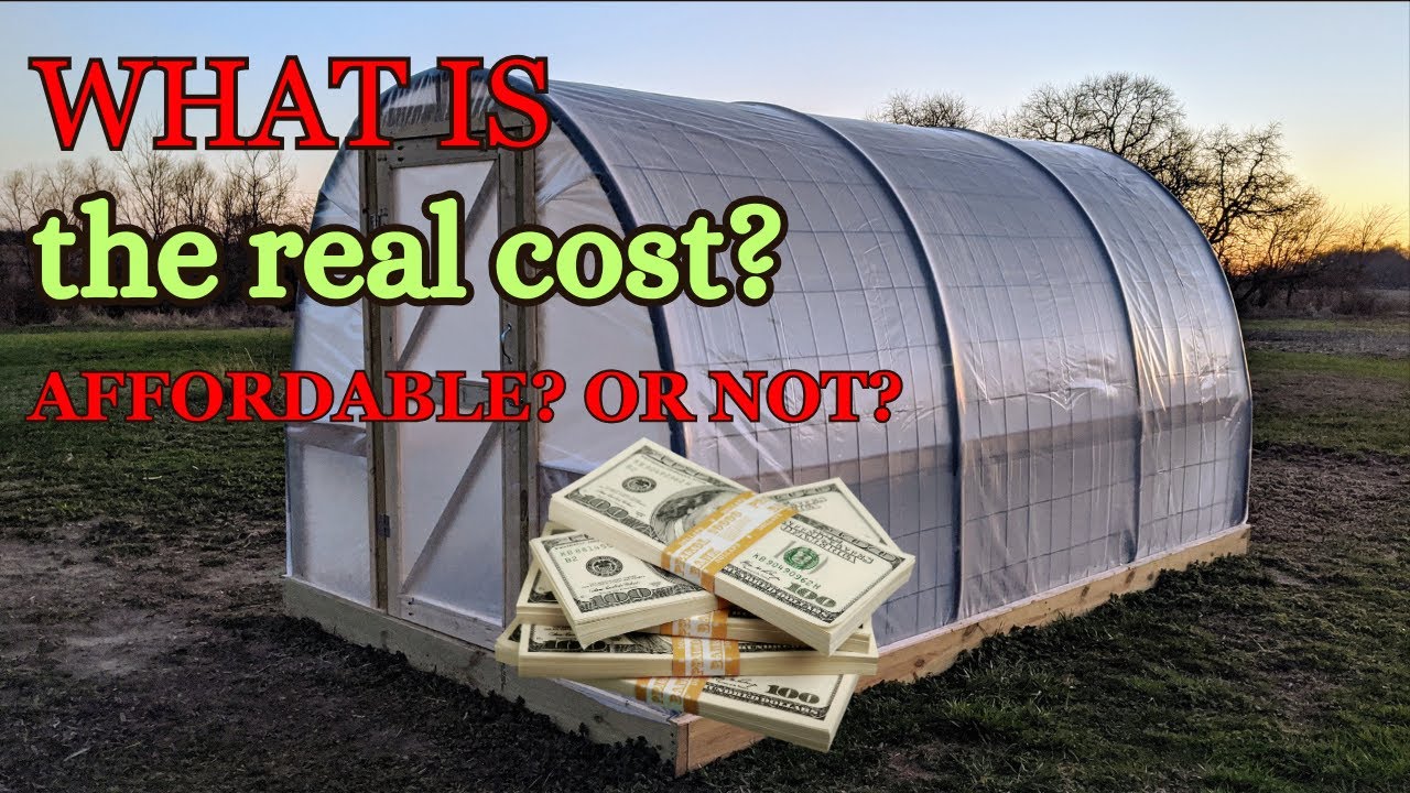 DIY Greenhouse Build - Exact Costs and Money Saving Tips Revealed