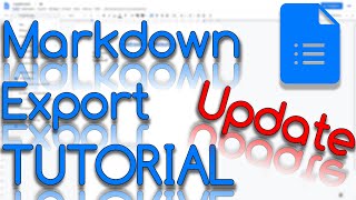 Datei als Markdown herunterladen - UPDATE - Google Docs Tutorial