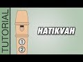 Hatikvah - Israel National Anthem - Recorder Tutorial