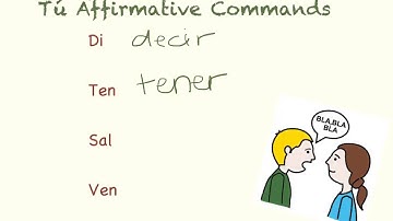 Irregular Tú Affirmative Commands