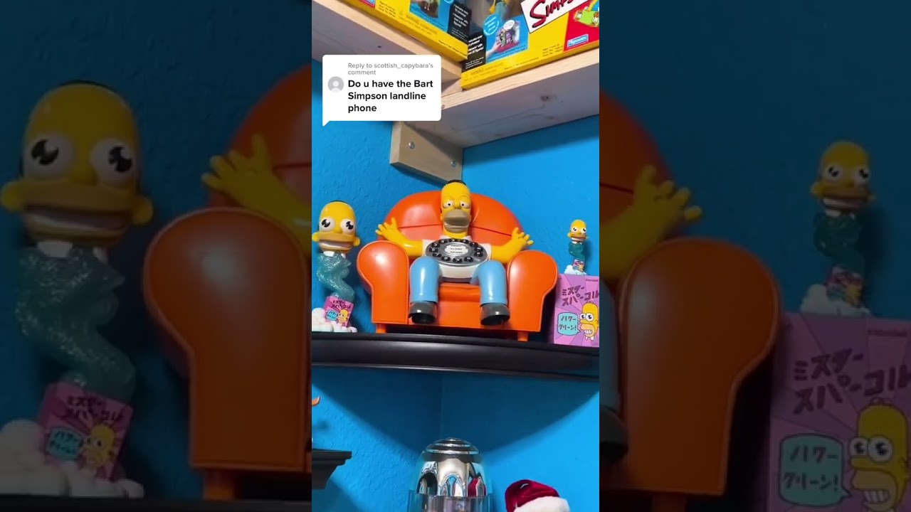 【激レア未使用品】The Simpsons ザ シンプソンズ ボタン式 電話器 ザ・シンプソンズ 