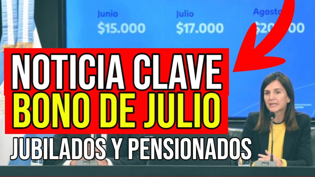 Requisito CLAVE para cobrar el BONO DE JULIO de 💲17 mil pesos ...