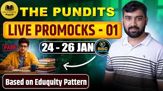 Celebrity The Pundits Live Pro Mock - 01 |SSC EXAMS 2026| Maths Solution🔥 By SSC Mania @ThePundits_Official​ Profile