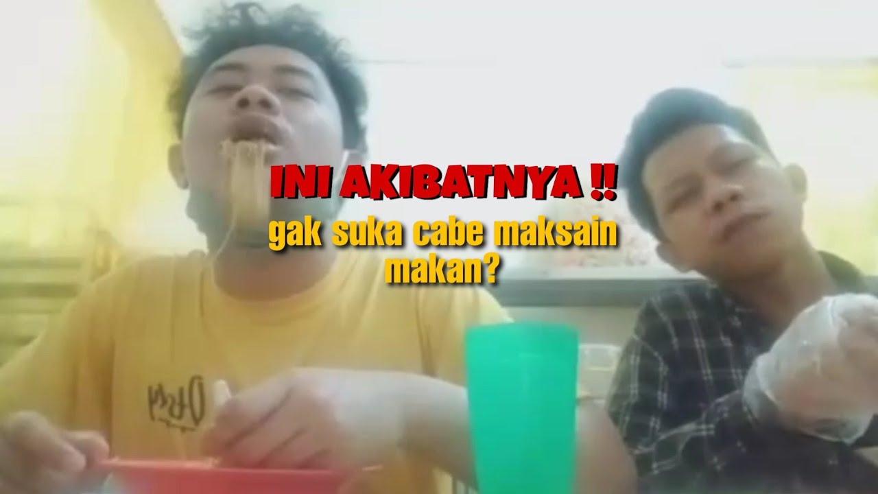 Mukbang mie instan pake cabe level 30 auto stress