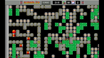 Collecting 150 Chips in Supaplex Level 8 Is INSANE!