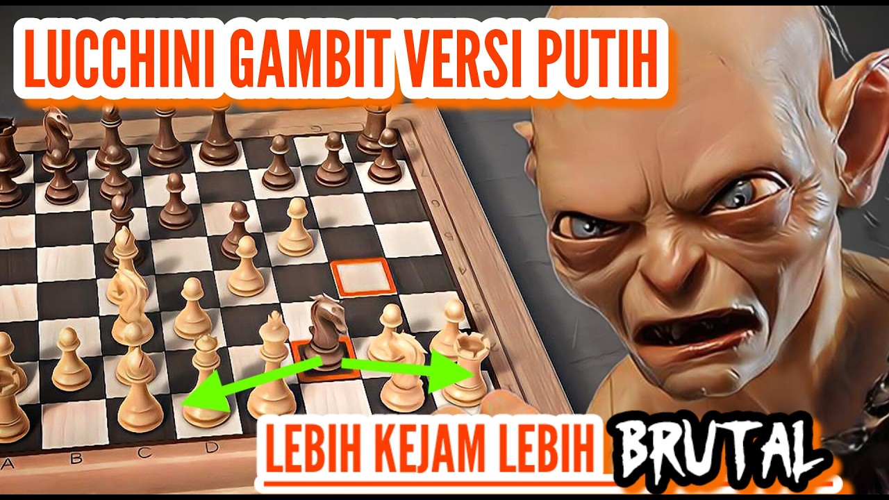 GAMBIT KEJAM SETELAH E4 | VIENNA HIBRYD GAMBIT SPIELMANN ATTACK