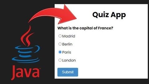 Java Quiz Application in 9 minutes (terminal-based)