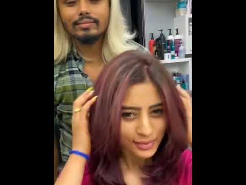 Sexy Hot ❤️🔥 | Ankita Dave 10 Min Video From Blonde to Burgundy Hair Latest Video Leaked