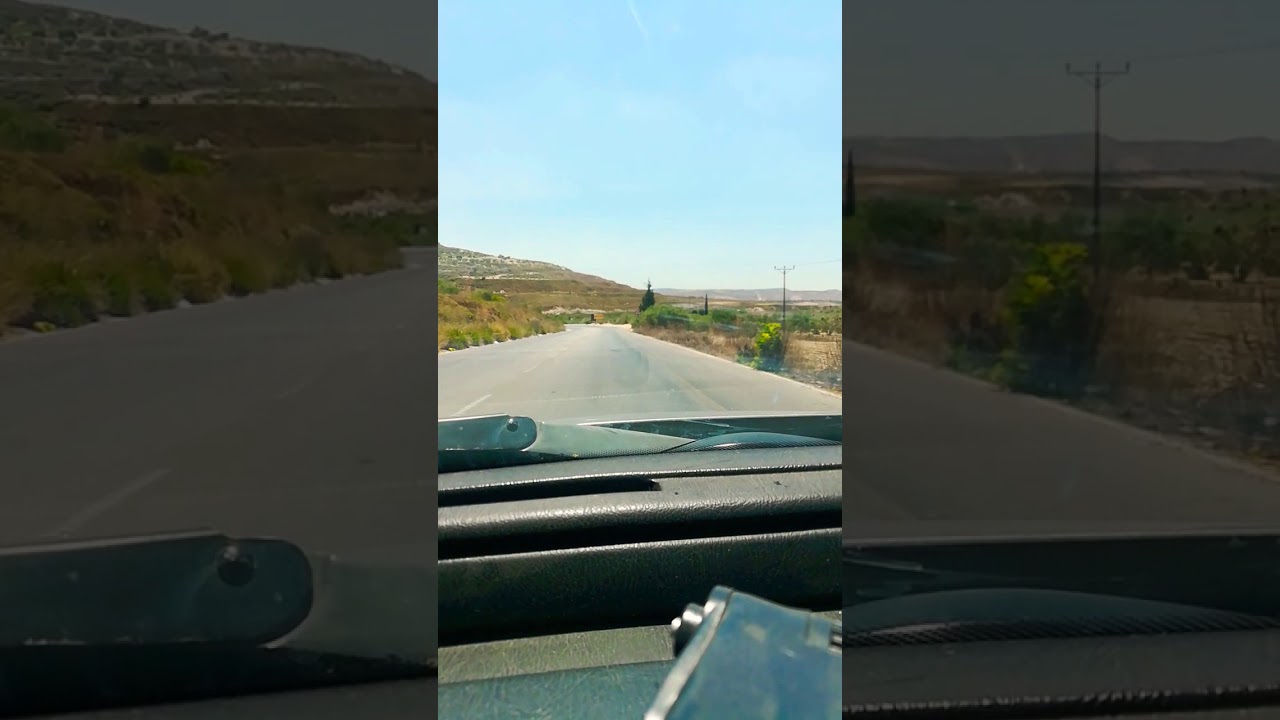 الطريق بين جنين ونابلس The road between Jenin and Nablus
