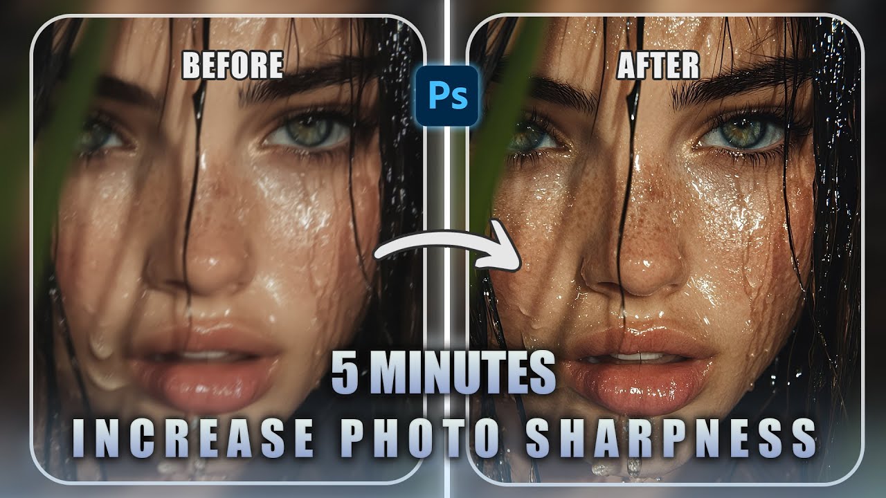 Photo Editor Sharpness HOW TO SHARPEN PHOTOS IN PHOTOSHOP | THE BEST WAY TO INCREASE SHARPNESS ...