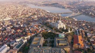 İstabul Ünivesitesi Süleymaniye Ve Haliç Manzarası By Drone