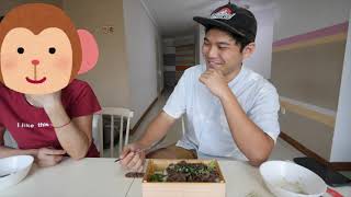 Mother in law and I Tried Singapore's MOST POPULAR Unagi (eel)