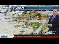 After a very cool and windy Tuesday, temps rise nicely as we stay mainly dry