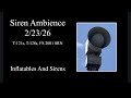 Siren Ambience 5/23/26