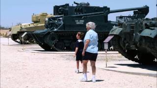 Famous U.S. Army discards old Tanks roadside, Yuma, Proving Ground, Tourists Inspect Artillery Net Worth